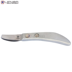 Cuchillo para Pezuñas LIPUMA VETRA de Acero Inoxidable Plateado y Aluminio de 22 cm, Cuchillo Profesional para Recortar Pezuñas de Caballos y Ganado - Product Image 2