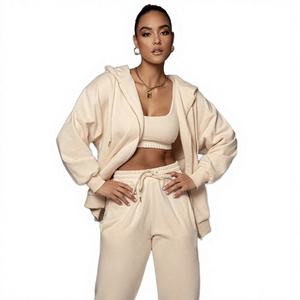 Wholesale Custom Logo 420 GSM Windproof Breathable <b>Athletic</b> French Terry Maternity Active Wear Casual Fitness Acid Wash Printed - Product Image 2
