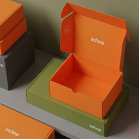 Boîte d'emballage en carton écologique personnalisée, boîte cadeau rigide en papier avec couvercle pour l'expédition