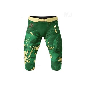 Maillot de football américain unisexe pour adultes en polyester respirant de qualité supérieure, logo de l'équipe des dragons brodé sur mesure et nom du joueur, ensemble complet - Product Image 6