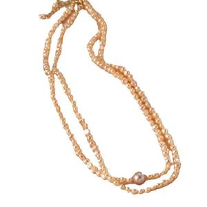 Collar Versátil de Estilo Francés Artístico Retro para Mujer, Barroco, Plata Triturada, Perla de Agua Dulce, Belleza Natural - Product Image 5