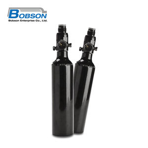 ถังอากาศ hPa อลูมิเนียม3000psi ขนาด220มล. พร้อมตัวควบคุมสำหรับเกมยิงเพนท์บอล PCP และการใช้ในสนาม - Product Image 2