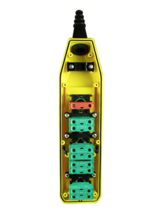 Botón de Estación Colgante de Plástico CMK-PLB14 IP65, Selector de Lámpara de Doble Velocidad con Paro de Emergencia y Arranque, 440V, CMK Electro Power Private - Product Image 4