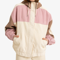 Blouson Bomber d'Hiver Personnalisé pour Femme avec Logo OEM, en Coton Tissé Lourd, Doux, Imperméable et Respirant, Style Teddy Sherpa, Collection 2026
