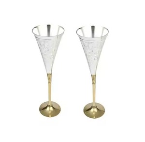 Decorative Finish Brass <b>Wine</b> <b>Goblet</b> Handcrafted Engraved Chalice Vintage Metal Cup Table Styling Piece - Product Image 5