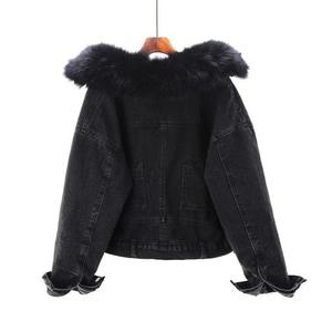 Oem Serviced High Street 2026 Genuine Custom Made Women Cotton Denim Knitted Breathable High Quality Outdoor Winter Jacket - Product Image 5