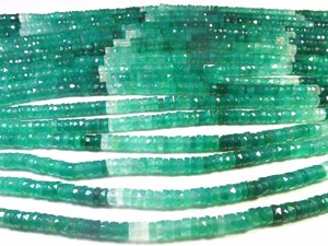 ลูกปัดออนิกซ์สีเขียวธรรมชาติเกรดพรีเมียม ขนาด 6 มม. ร้อยเป็นเส้นยาว 16 นิ้ว แบบเหลี่ยมเพชรพลอย สำหรับทำเครื่องประดับ DIY แบรนด์บราซิลเลียน เจมส์ วัลเล่ย์ - Product Image 5
