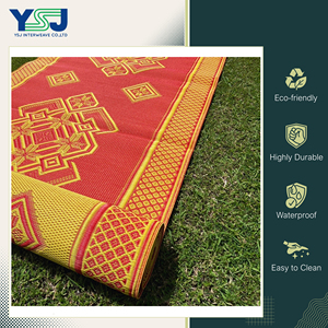 Leading Manufacturer of Best Quality New Design Easy to Clean Outdoor Carpets Extra Long Size 100% Polypropylene Plastic <b>Mat</b> - Product Image 4