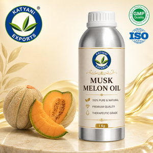 Huile de graines de melon musquée naturelle pressée à froid, pure, Cucumis Melo, huile végétale pour les soins de la peau, les soins du visage et les applications de formules cosmétiques - Product Image 1