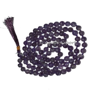 Vente en gros 108 perles cristal Quartz Agate Jap Mala Style Feng Shui Décoration de la maison Technique sculptée Pierre précieuse pour l'amour Utilisation - Product Image 5