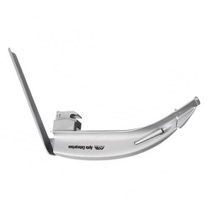 Outil d'intubation optique pour la gestion des voies respiratoires chez l'adulte, utilisation clinique, lame de laryngoscope manuelle en acier inoxydable # 4 Entreprises Apto - Product Image 5