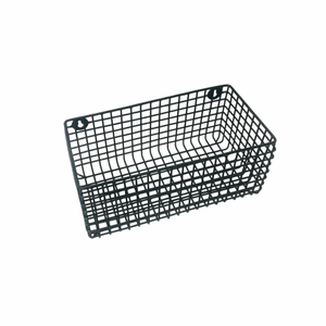 Panier de rangement rectangulaire en fil métallique avec design suspendu, solution d'organisation simple et polyvalente, panier idéal pour les légumes-racines - Product Image 1