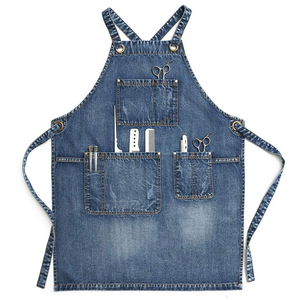 Wholesale Adjustable Waist Bib <b>Apron</b> Cooking Kitchen Restaurant <b>Work</b> <b>Aprons</b> for Men Women With Pockets Chef <b>Aprons</b> - Product Image 3