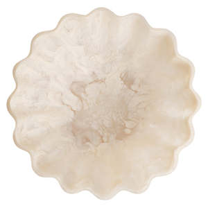 Bol de service en résine écologique poli à la main, plat décoratif haut de gamme, vaisselle de cuisine classique, décoration d'intérieur, idée cadeau - Product Image 3