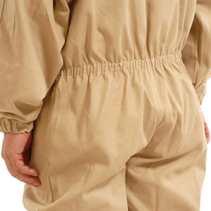 Combinaison d'apiculture de sécurité avec voile et gants, coupe régulière, couleur beige, fournisseur Pakistan - Product Image 6