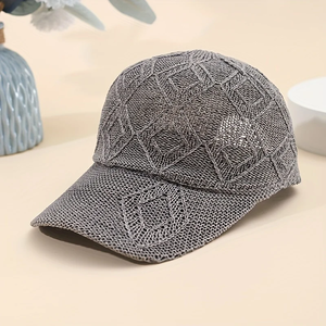 1pc Sporty Waterproof Unisex Breathable Mesh Large Square Baseball Cap <b>Summer</b> Duckbill Cap - Product Image 2