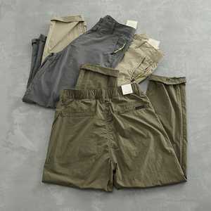 Men's Tapered Fit Waterproof Quick Dry Polyester Casual <b>Pants</b> with Side Pockets Mid Waist Button Fly Lightweight <b>Summer</b> Wear - Product Image 2