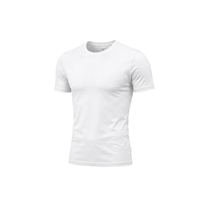 Camiseta de algodón extragrande para hombre, cuello redondo, manga corta, ribete en contraste, estilo casual vintage, color verde, hombros caídos. - Product Image 2