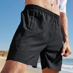 Men's Casual Workout <b>Shorts</b> Breathable <b>Quick</b> <b>Dry</b> Lightweight Elastic Waist Solid Pattern Gym Fitness Running <b>Shorts</b> - Product Image 6