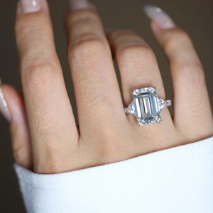 5Carat Lab-Grown Oval Cut Diamond IGI Certified 14K Gold Invisible Setting Luxury Classic Engagement & Wedding <b>Ring</b> Parties - Product Image 3
