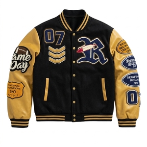 Chaqueta Varsity Verde Personalizada para Hombre, Algodón y Poliéster, Logotipo Sapporo Bordado, Cuello Camisero, Estilo Casual, Corte Regular para Otoño - Product Image 6