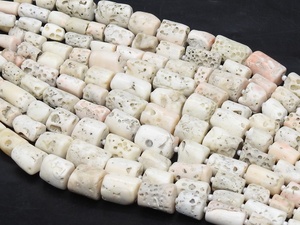 Cuentas espaciadoras de coral marino blanco natural al por mayor, tubulares lisas, tira de 8 pulgadas para diseño de collares y pulseras, certificadas por terceros, Japón - Product Image 4