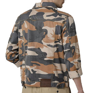 Veste en jean élégante pour homme, 100 % coton, respirante, coupe-vent, col rabattable, pour usage quotidien décontracté, fabriquée de manière durable - Product Image 2