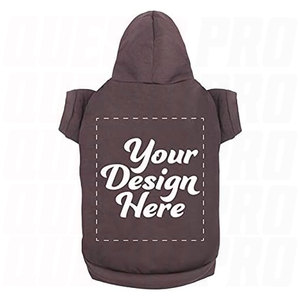 Custom Pet Hoodie Personalized Dog Sweatshirt Photo Text Hooded Pullover Small Medium Large Dogs Puppies Cats Fashionable - Product Image 1