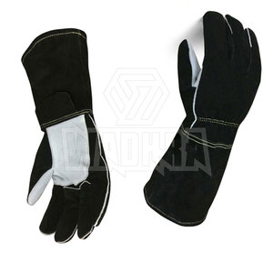 Gants de soudure professionnels en cuir offrant un confort optimal et un soutien fiable pour l'atelier - Product Image 6