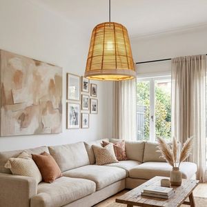 Fabricant vietnamien d'abat-jour en rotin naturel fait main pour la vente en gros de décoration intérieure, hôtels, complexes hôteliers, restaurants - Product Image 4