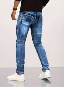 Pantalones Cargo HAWK SPORTS INDUSTRIES para Hombre, Corte Regular, Mezclilla Lavada, Color Gris Oscuro Sólido, 100% Poliéster, Secado Rápido - Product Image 2