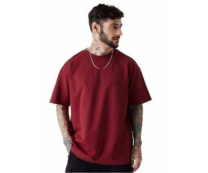เสื้อยืดคอกลมโอเวอร์ไซส์ผ้าเจอร์ซีย์คอตตอน 100% เนื้อหนา สำหรับผู้ชาย สกรีนลายด้านหน้าได้ ระบายอากาศได้ดี ไซส์ใหญ่ สไตล์วินเทจ สำหรับฤดูร้อน - Product Image 1