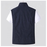 Veste de travail tactique légère sans manches en nylon 100% avec plusieurs poches, gilet utilitaire d'extérieur pour la randonnée, la pêche, le camping pour hommes