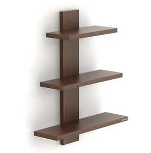Moderno Soporte de Pared para Macetas de Madera Blanca, Ajustable, No Plegable, con Múltiples Compartimentos - Product Image 3