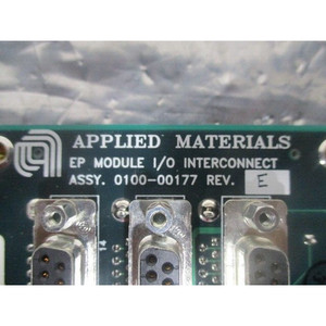 AMAT 0100-00177 Rev.E, Module d'interconnexion E/S EP - Équipements et pièces semi-conducteurs d'occasion fiables à l'échelle mondiale - Product Image 1