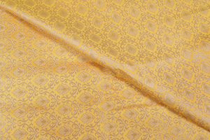 Tela Brocada con Diseño Floral, Material Poliéster con Acabado Suave para Vestidos Étnicos y Decoración de Interiores - Product Image 3