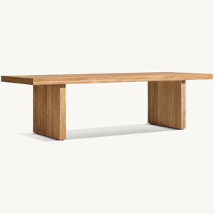 Mesa de madera de teca en oferta, ideal para cenar en el jardín para grandes eventos, con un estilo moderno y resistente a la intemperie. - Product Image 3