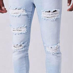 Premium Men Streetwear <b>Jeans</b> with Washed Denim Fabric and Casual Fashion Style - Product Image 3