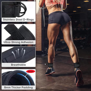 Breathable Hook Loop Sports <b>Ankle</b> <b>Support</b> <b>Brace</b> Professional Protection Padded <b>Ankle</b> Guards for Sprain Prevention Rehabilitation - Product Image 5