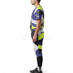 Conjunto de Uniforme de Béisbol de Moda, Jersey Personalizado con Pantalones a Juego, Diseño Impreso por Sublimación Completa, Poliéster Transpirable para Equipos - Product Image 4