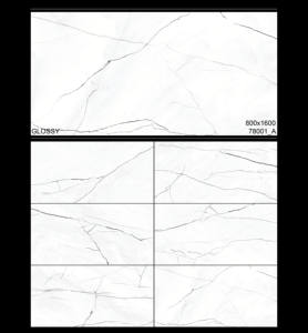 Baldosas de Mármol Travertino Blanco Calacatta - Baldosas Modernas, Pulimentadas, Impermeables, Duraderas y Ecológicas para Baño, Cocina y Dormitorio - Product Image 5