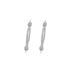 Conjunto de Joyería DIY para Mujer con Colgante de Plata S925 y Aretes de Perlas Huecas 1257, Accesorios de Moda - Product Image 5
