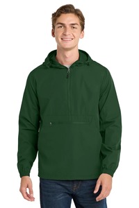 <b>Men's</b> Lightweight <b>Pullover</b> Anorak Windbreaker <b>Jacket</b> Hooded Half Zip Outdoor Sports Casual <b>Jacket</b> with Kangaroo Pocket Custom - Product Image 4