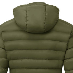 Solid Color Quick Dry New Design Fashionable Cotton <b>Men's</b> <b>Jackets</b> New Style <b>Summer</b> Long Sleeves Front Zipper Puffer <b>Jacket</b> <b>Men</b> - Product Image 3