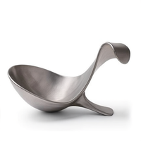 Support de bouteille de vin en aluminium façonné à la main - Selle à vin en métal artisanale pour la décoration de bar et de table à manger