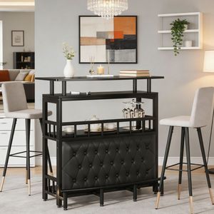 Table haute pliable pour bar, table de cocktail pour bar à domicile, cave, boîte de nuit, pub, conçue pour les applications en milieu clubbing - Product Image 1