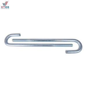 Boulon d'ancrage de type J fabriqué au Vietnam, extrémité en forme de J, en acier au carbone ou en acier inoxydable, pour application en béton. - Product Image 6