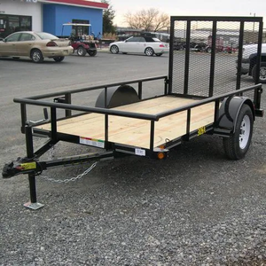 Super Premium Utility <b>Trailer</b> 6.4 x 12 Landscape Utility <b>Trailer</b> 3K with High Mesh Sides Fast and Reliable Delivery - Product Image 6