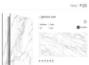 Carreaux de porcelaine brillants grand format haute qualité, dimensions 800x1600, 1200x1800, 750x1500 mm, pour décoration intérieure et extérieure - Product Image 3