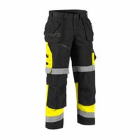 Pantalones de seguridad unisex reflectantes ligeros personalizados de poliéster de alta calidad con detección de agujas y fusión sin costuras a caliente